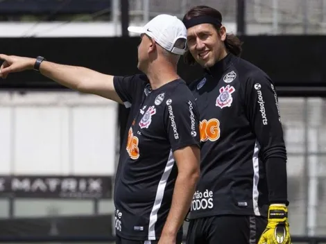 Cássio sai em defesa de Tiago Nunes