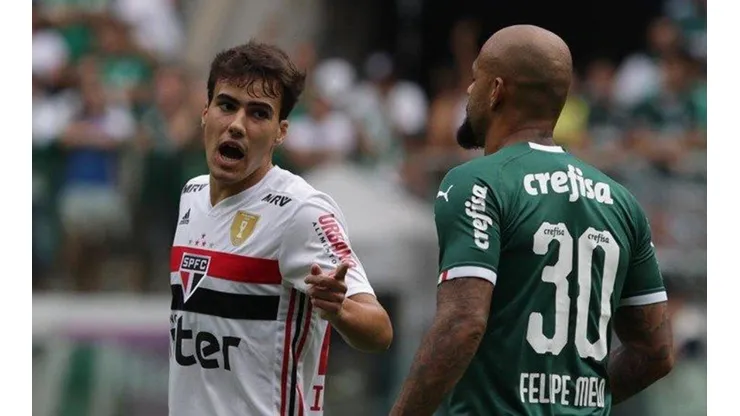 Igor Gomes relembra briga com Felipe Melo no Paulistão