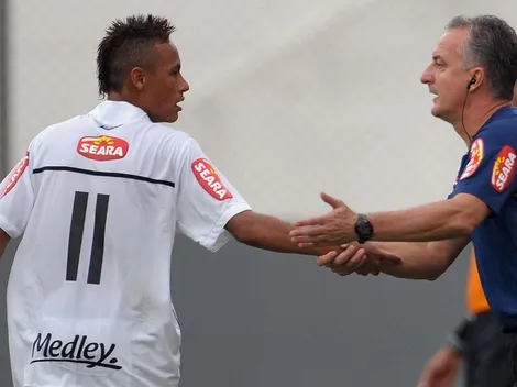 Dorival detalha bastidores de "treta" com Neymar