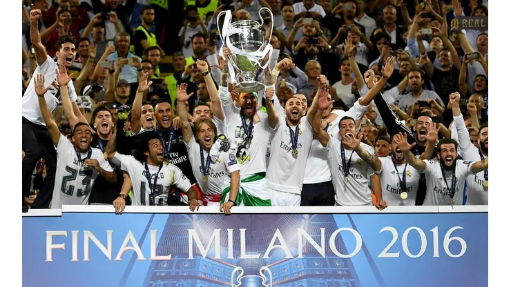 Real Madrid levantou a taça naquele ano após vencer a disputa nos pênaltis.