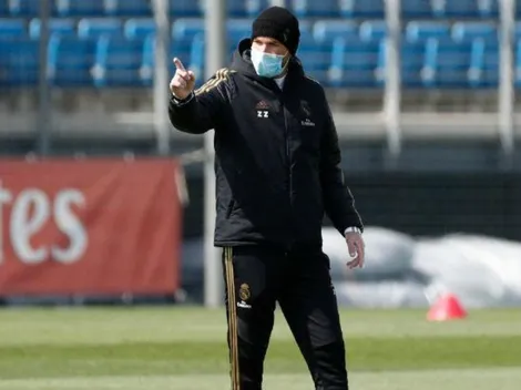 Zidane promove mudanças durante terceira sessão de treinos após paralisação