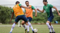Matheus Ferraz é o segundo atleta mais velho do elenco, atrás apenas de Nenê - Foto: Lucas Merçon/Fluminense.