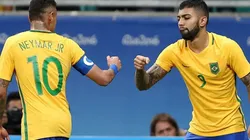 Gabigol já atuou ao lado de Neymar na seleção - (Foto: Divulgação).