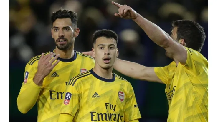 Martinelli, hoje no Arsenal, jogou com Gui Mendes na base do Ituano.