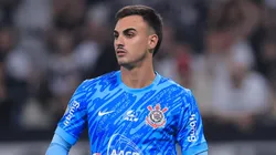 SP - SAO PAULO - 04/07/2024 - BRASILEIRO A 2024, CORINTHIANS X VITORIA - Matheus Donelli goleiro do Corinthians durante partida contra o Vitoria no estadio Arena Corinthians pelo campeonato Brasileiro A 2024. Foto: Ettore Chiereguini/AGIF