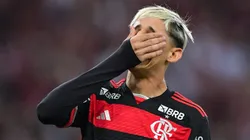 Werton jogador do Flamengo durante partida contra o Cuiaba no estadio Maracana pelo campeonato Brasileiro A 2024.