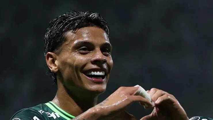Richard Ríos, do Palmeiras, pode receber ofertas no mercado da bola. (Foto: Cesar Greco/Palmeiras/by Canon).