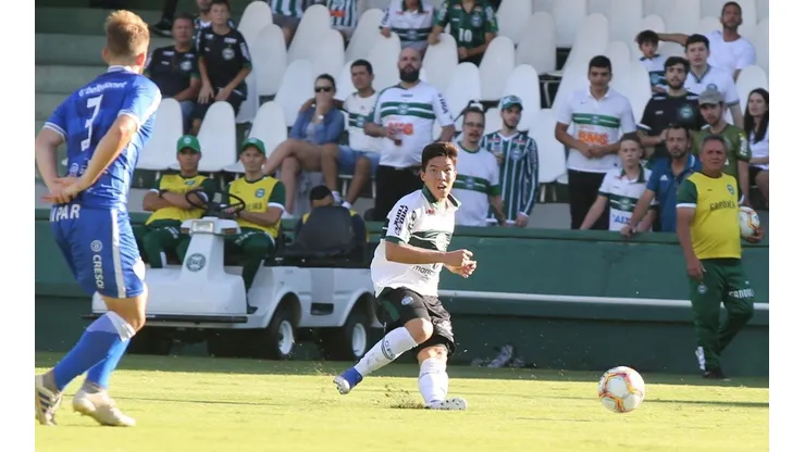 Jovem de 18 anos ganha oportunidade dentre os titulares do Coxa pela 1ª vez