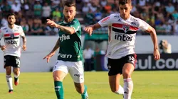 Em jogo movimentado, mas sem emoção, Palmeiras e São Paulo empatam em 0 a 0 em Araraquara