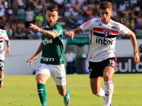 Em jogo movimentado, mas sem emoção, Palmeiras e São Paulo empatam em 0 a 0 em Araraquara
