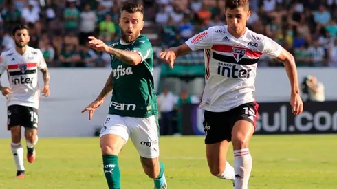 Em jogo movimentado, mas sem emoção, Palmeiras e São Paulo empatam em 0 a 0 em Araraquara
