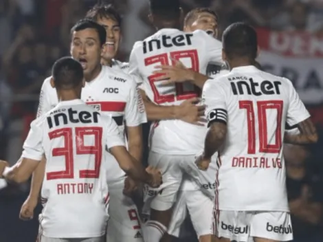 Nice-FRA estuda proposta por atacante do São Paulo