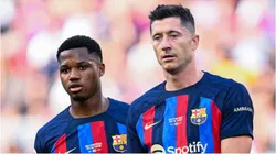 Foto: David Ramos/Getty Images - Ansu Fati e Lewandowski