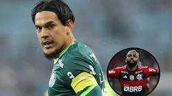 Flamengo pediu Gustavo Gómez em troca de liberação imediata de Gabigol - Fotos: Pedro H. Tesch e Wagner Meier/Getty Images