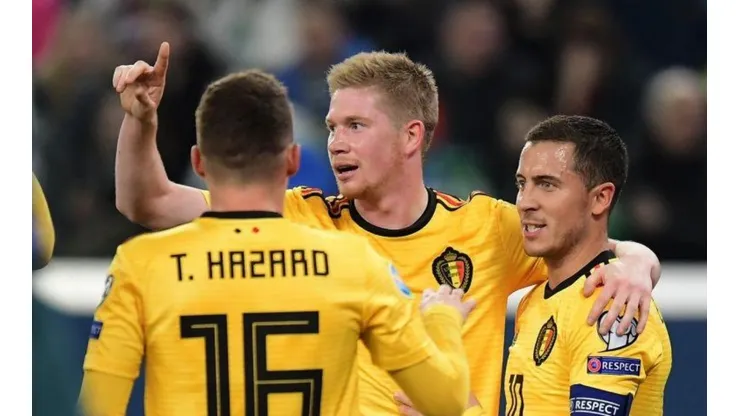 Bélgica termina o ano no topo do ranking da FIFA