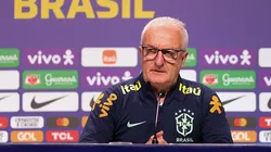 RIO DE JANEIRO, BRAZIL - JANUARY 11: Newly appointed coach of Brazil national team Dorival Junior speaks during a press conference on January 11, 2024 in Rio de Janeiro, Brazil. (Photo by Lucas Figueiredo/Getty Images)