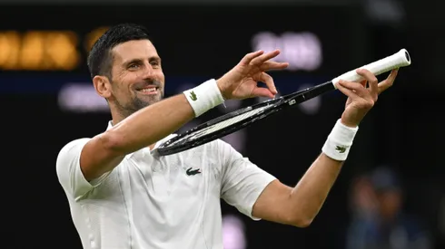 Novak Djokovic em Wimbledon (Foto: Mike Hewitt/Getty Images)