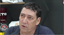 PVC em entrevista no ano passado. Jornalista projeta jogo do Alviverde. Foto: Reprodução/ Youtube Charla Podcast.