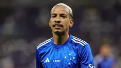 Matheus Pereira, jogador do Cruzeiro, durante partida contra o Corinthians no estádio Mineirão pelo Brasileirão Série A 2024. Foto: Gilson Lobo/AGIF