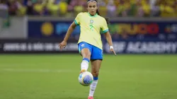 Antônia jogadora do Brasil durante a partida de futebol. Foto: Rafael Vieira/AGIF