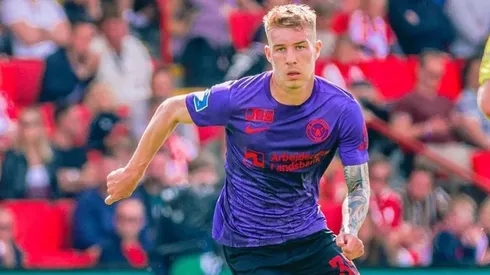 O volante Charles, atuando no futebol dinamarquês. Foto: Instagram/Charlesmatos35