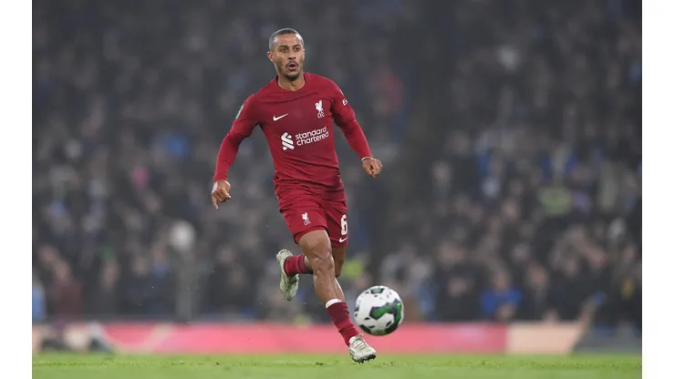 Ex-Jogador do Liverpool Thiago Alcantara. (Foto de Stu Forster/Getty Images)