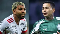 Gabigol e Dudu em partida do Campeonato Brasileiro Foto:Marcello Zambrana/AGIF Foto:2 Thiago Ribeiro/AGIF