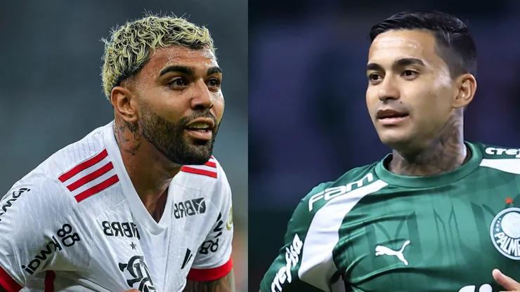 Gabigol e Dudu em partida do Campeonato Brasileiro Foto:Marcello Zambrana/AGIF Foto:2 Thiago Ribeiro/AGIF