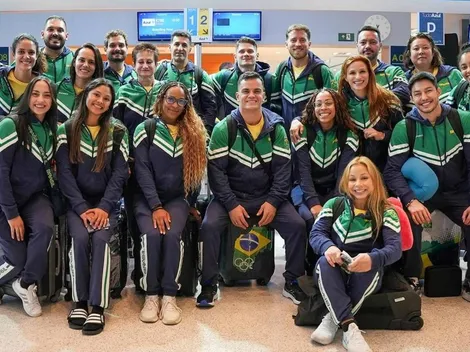 Olimpíadas: Equipe de ginástica artística do Brasil embarca para Paris