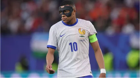 Foto: Alex Grimm/Getty Images - Mbappé durante o jogo