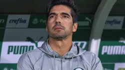 SP - SAO PAULO - 07/07/2024 - BRASILEIRO A 2024, PALMEIRAS X BAHIA - Abel Ferreira tecnico do Palmeiras durante partida contra o Bahia no estadio Arena Allianz Parque pelo campeonato Brasileiro A 2024. Foto: Marcello Zambrana/AGIF