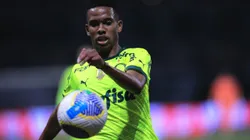 SP - SAO PAULO - 07/07/2024 - BRASILEIRO A 2024, PALMEIRAS X BAHIA - Estevao jogador do Palmeiras durante partida contra o Bahia no estadio Arena Allianz Parque pelo campeonato Brasileiro A 2024. Foto: Ettore Chiereguini/AGIF