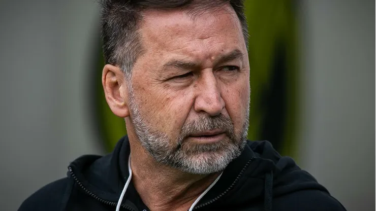 Augusto Melo, presidente do Corinthians, em partida contra o Cruzeiro, no Mineirão, pelo Campeonato Brasileiro, no dia 07/07/2024.