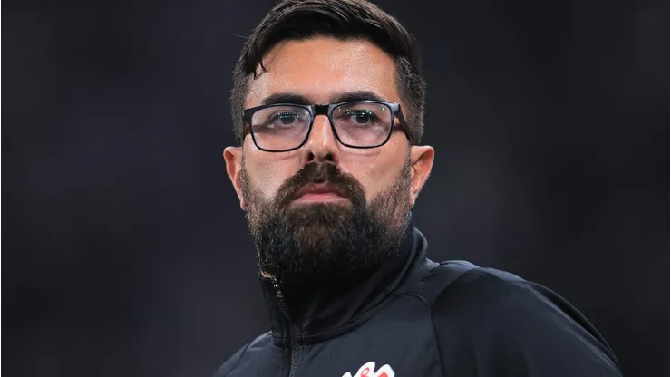 Raphael Laruccia, técnico interino do Corinthians, durante partida contra o Vitória, na Neo Química Arena, pelo Campeonato Brasileiro, no dia 04/07/2024.
