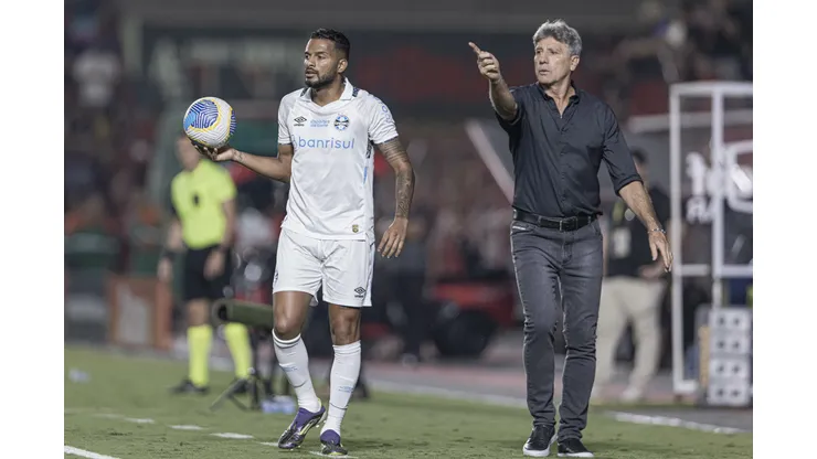 Renato Gaúcho técnico do Grêmio durante partida do Brasileirão. Foto: Heber Gomes/AGIF
