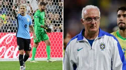 Fotos; Getty Images - Arrascaeta e Dorival protagonizaram momento polêmico