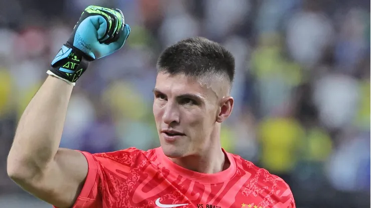 Rochet durante a partida contra o Brasil. Foto: Ethan Miller/Getty Images
