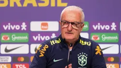 Dorival Júnior em coletiva de imprensa (Foto: Lucas Figueiredo/Getty Images)