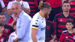 Foto: Reprodução/Premiere - Tite ficou bravo com Pitta