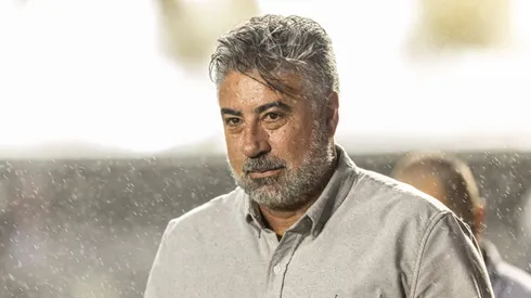 Gallo participou de coletiva após o jogo do Peixe