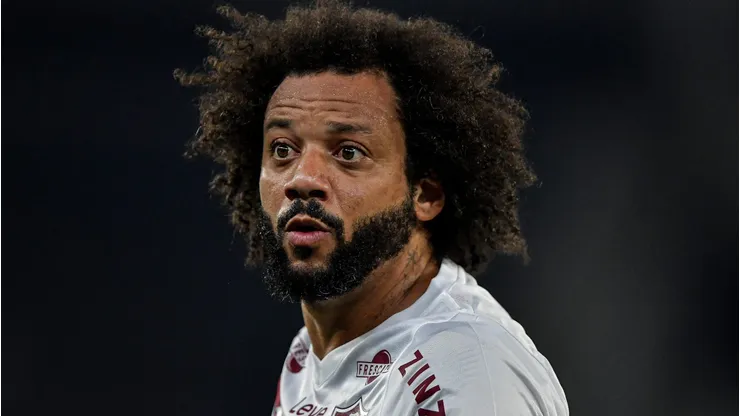 Marcelo durante partida entre Botafogo e Fluminense, no Estádio Nilton Santos, pelo Campeonato Brasileiro, no dia 11/06/2024.