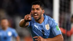 Luis Suárez comemorando gol em partida entre Uruguai x Colômbia pelas as eliminatórias da Copa do Mundo de 2026 (Photo by Pablo Porciuncula-Pool/Getty Images)