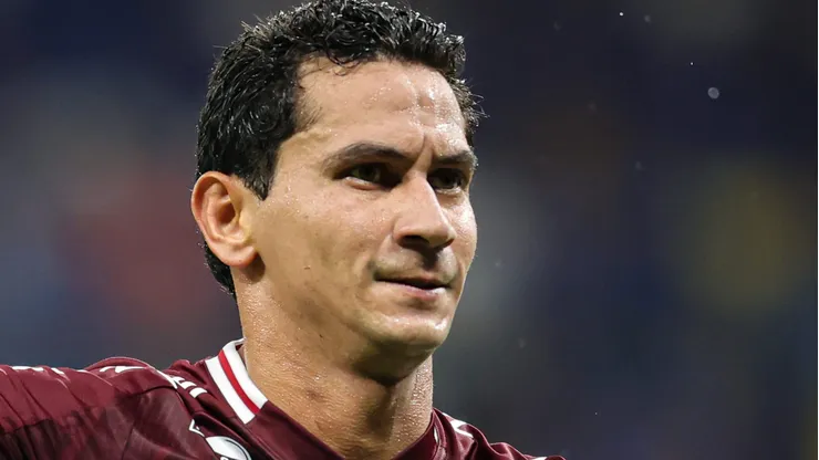Paulo Henrique Ganso comemorando gol em partida entre Cruzeiro e Fluminense, no Estádio Mineirão, pelo Campeonato Brasileiro de 2023, no dia 10/05.