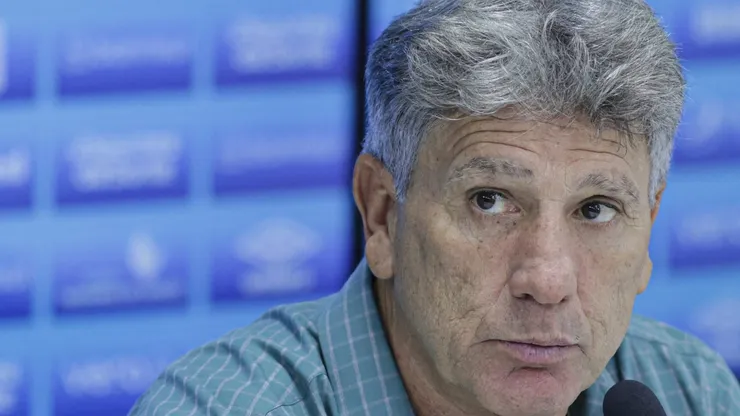Renato Gaúcho em coletiva de imprensa em duelo entre Operário x Grêmio pela Copa do Brasil