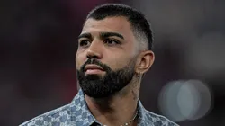 Gabigol durante partida entre Fluminense e Flamengo, no Maracanã, pelo Campeonato Carioca, no dia 09/03/2024.