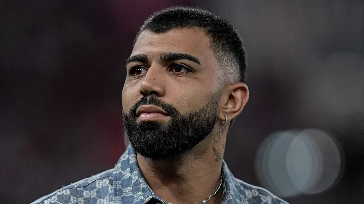 Gabigol durante partida entre Fluminense e Flamengo, no Maracanã, pelo Campeonato Carioca, no dia 09/03/2024.