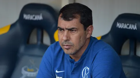 Carille, quando ainda treinava no Corinthians. Foto: Thiago Ribeiro/AGIF