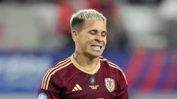 Soteldo durante a eliminação da Venezuela. Foto: Sam Hodde/Getty Images