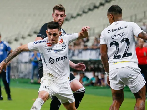 Santos vence Ceará com gol de Otero e assume a liderança da Série B
