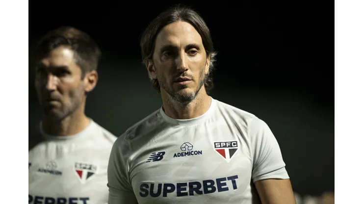 Luis Zubeldia tecnico do São Paulo. Foto: Jorge Rodrigues/AGIF
